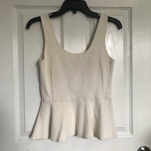 Anthropologie Peplum Shirt Size Medium